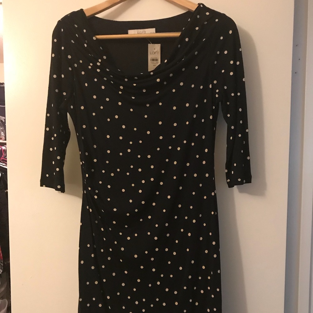 Ann Taylor polka dot dress
